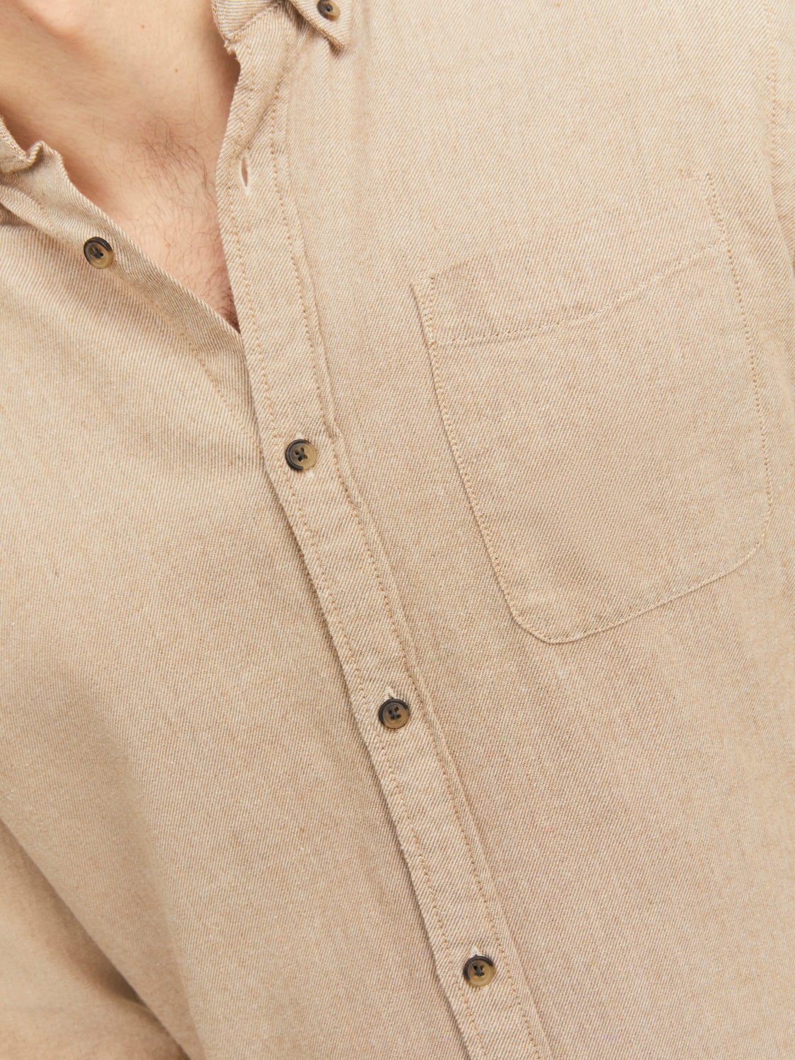 JJECLASSIC Shirts - Oatmeal